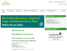 Tablet Screenshot of gl.pro-senectute.ch